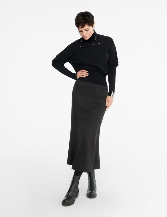 Sarah Pacini Maxi skirt - wool taffeta