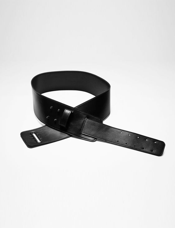 Sarah Pacini WIDE LEATHER BELT