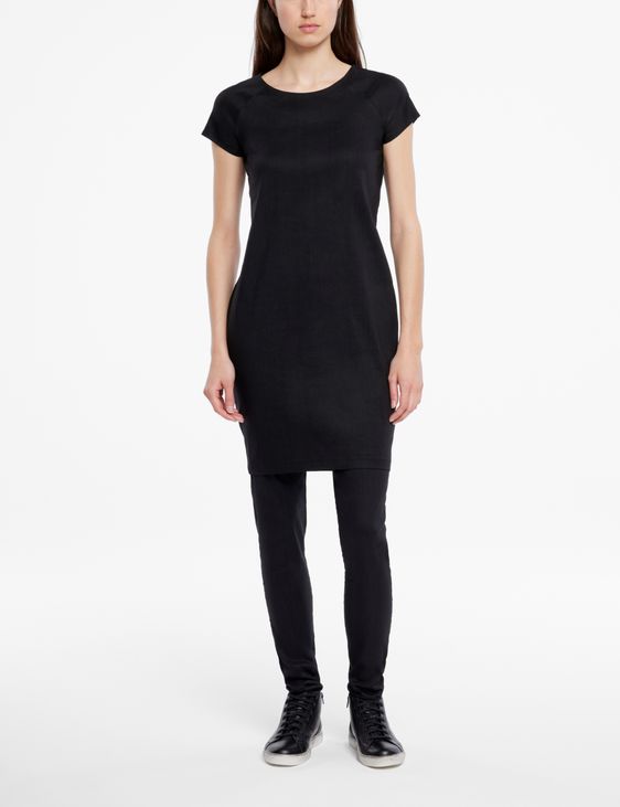 Sarah Pacini LINEN DRESS - SIDE ZIPPER