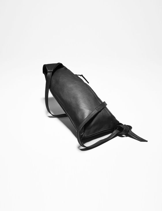Sarah Pacini LEATHER CROSSBODY BAG