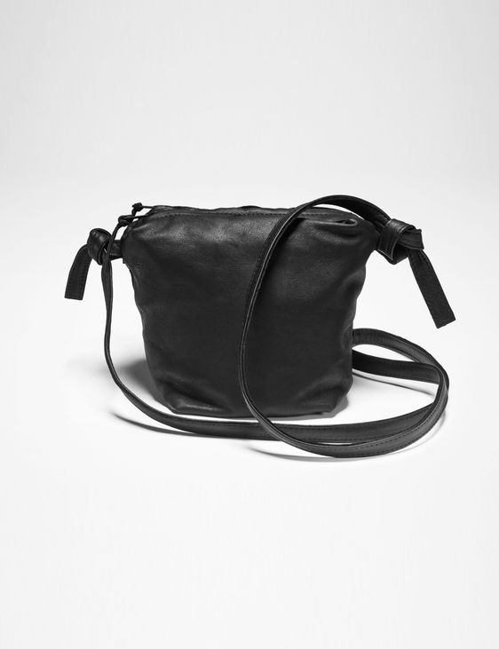Sarah Pacini SMALL LEATHER SHOULDER BAG