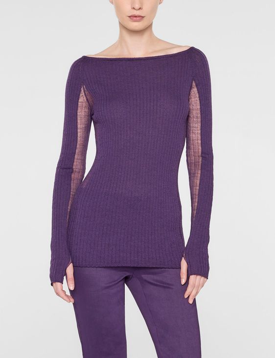 Sarah Pacini Langer taillierter sweater