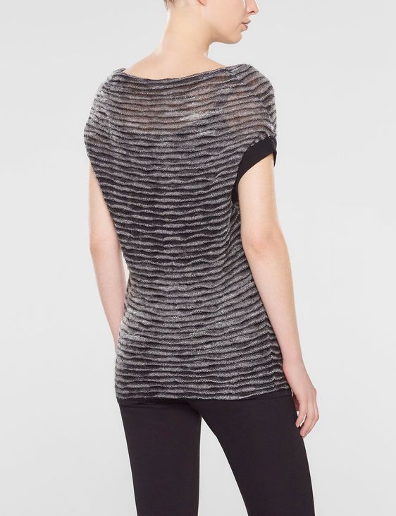 Sarah Pacini Pull sans manches, col bénitier