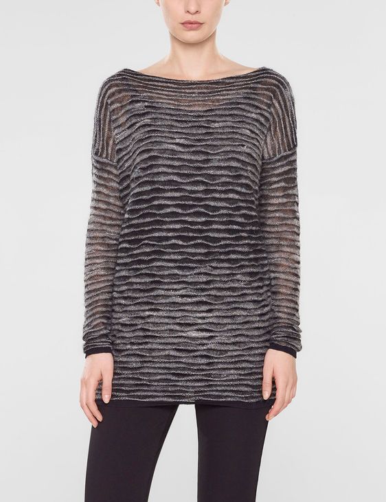 Sarah Pacini Loose fit long sweater