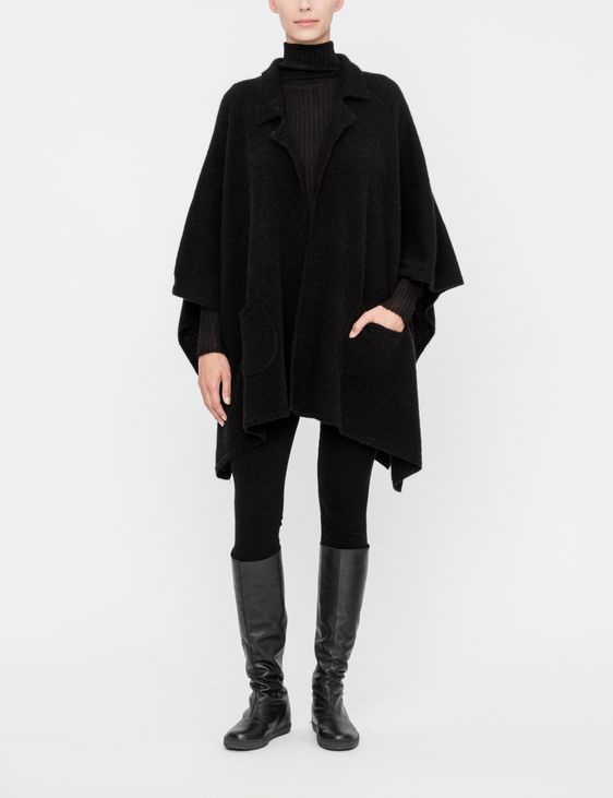 Sarah Pacini Poncho - col tailleur