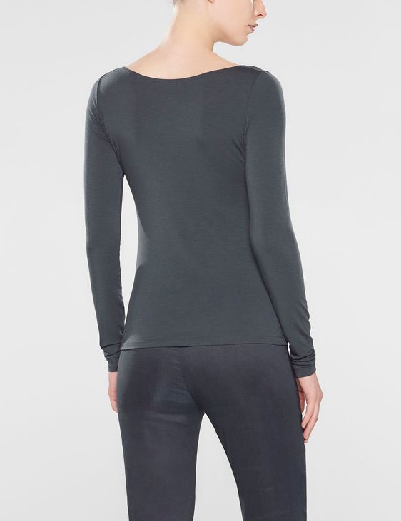 Sarah Pacini Zoë - long sleeve scoop neck t-shirt