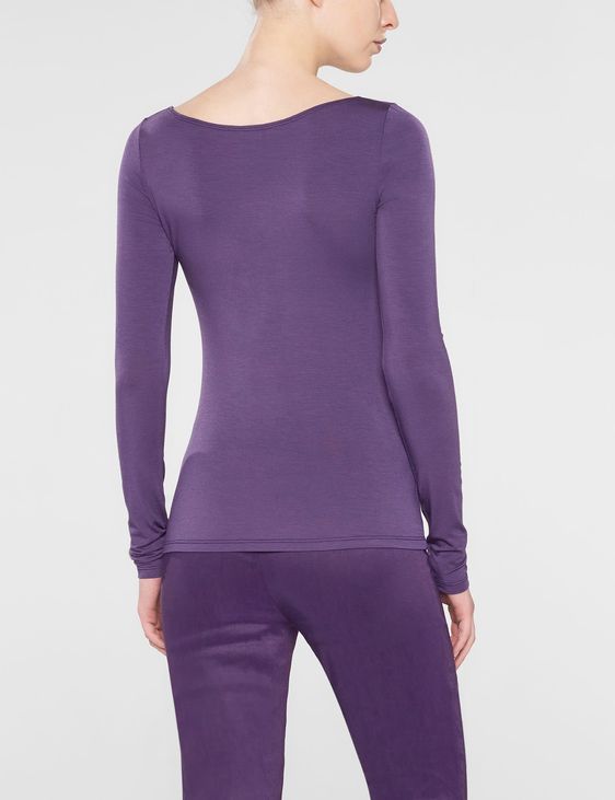 Sarah Pacini Zoë - long sleeve scoop neck t-shirt