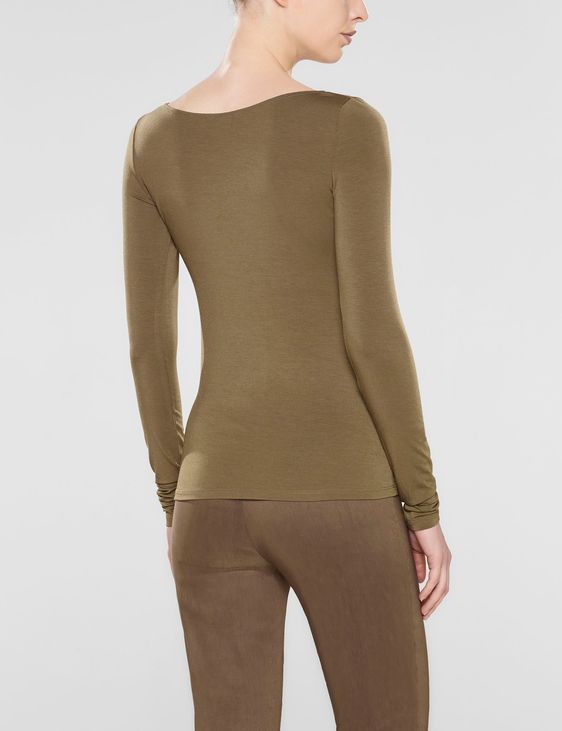 Sarah Pacini Zoë - long sleeve scoop neck t-shirt
