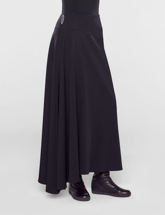 Sarah Pacini Long asymmetrical skirt