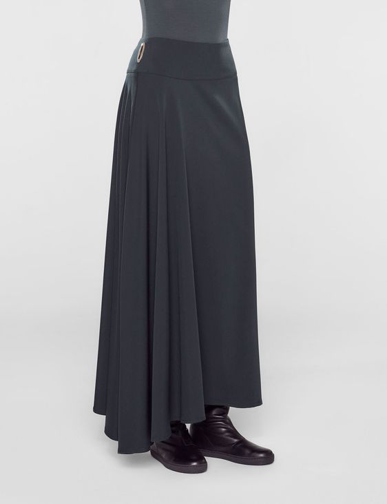 Sarah Pacini Long asymmetrical skirt