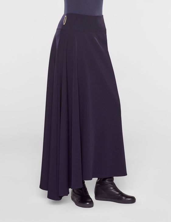 Sarah Pacini Long asymmetrical skirt