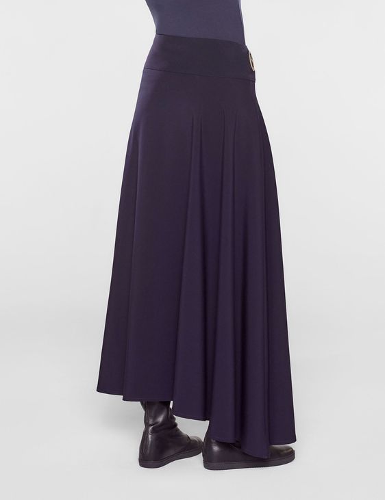 Sarah Pacini Long asymmetrical skirt