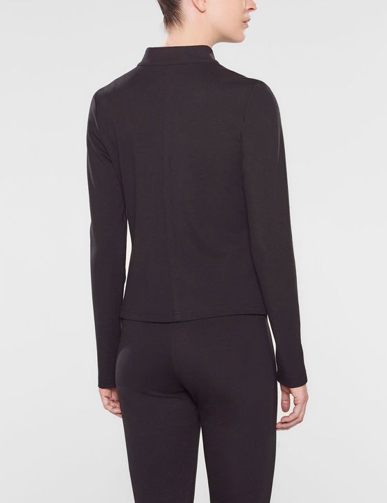 Sarah Pacini Kurze jacke mit mao-kragen