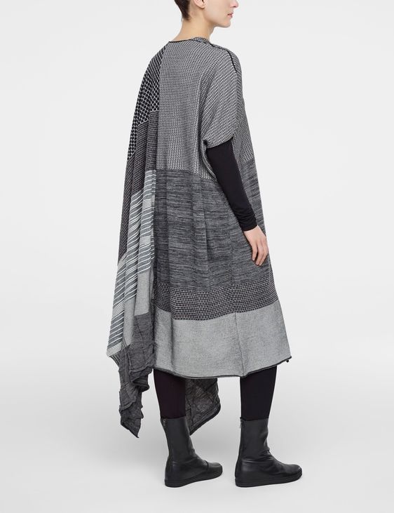Sarah Pacini Poncho, inspiration patchwork
