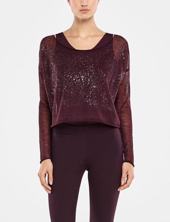 Sarah Pacini PULL COURT - PLUIE D'ETOILES