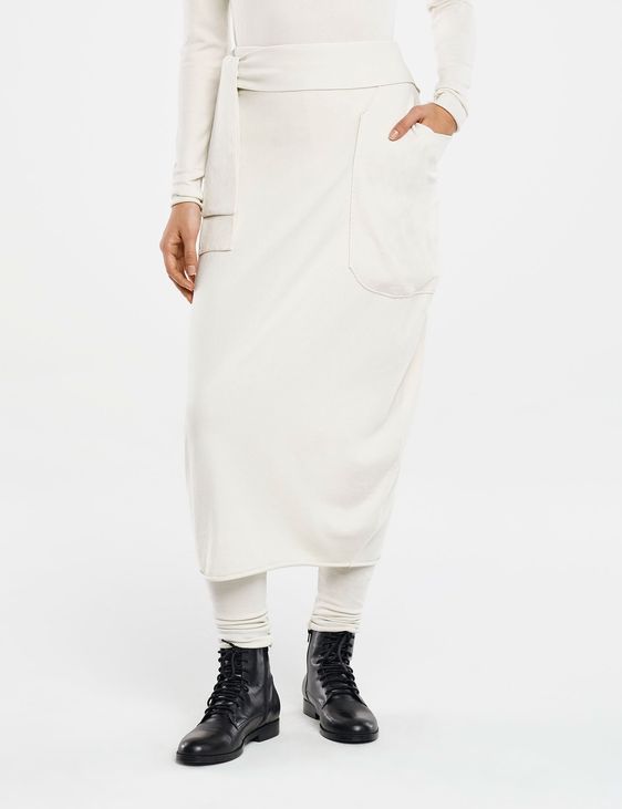 Sarah Pacini MIDI SKIRT - OVERSIZED POCKET