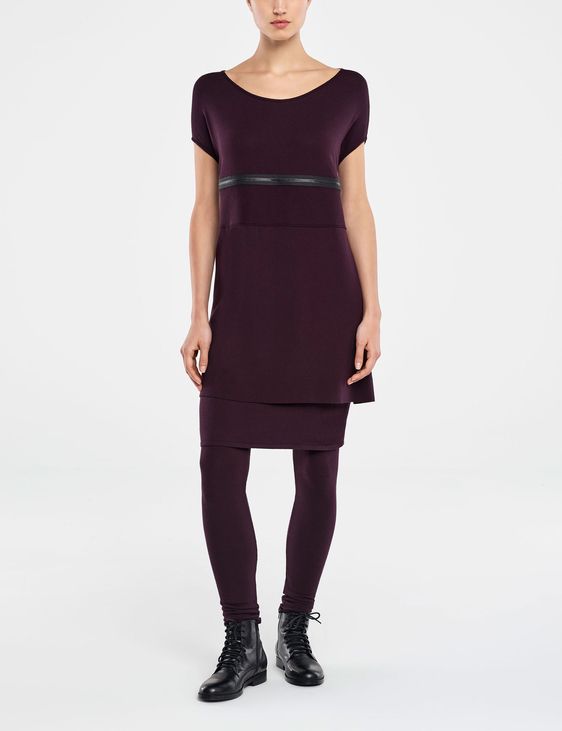 Sarah Pacini ROBE SANS MANCHES - PANNEAU ZIPPÉ