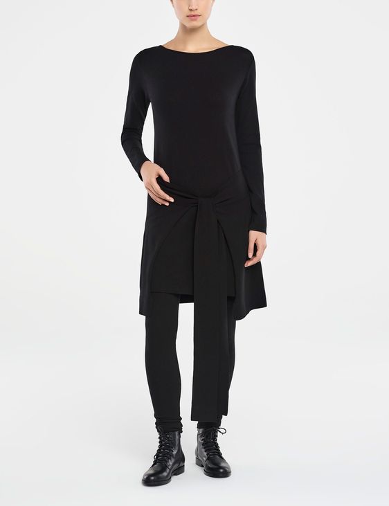 Sarah Pacini DRESS - ZIPPED PANEL