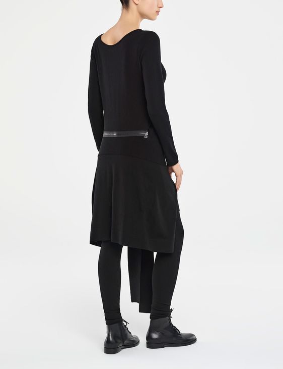 Sarah Pacini DRESS - ZIPPED PANEL