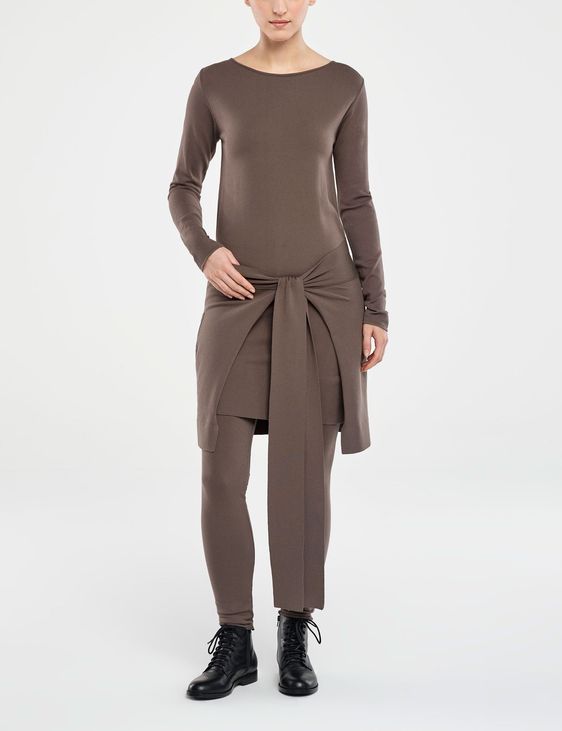 Sarah Pacini DRESS - ZIPPED PANEL