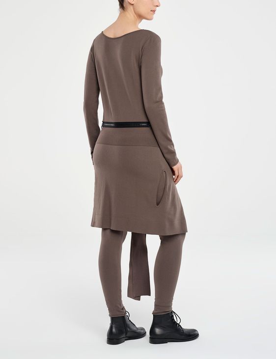 Sarah Pacini DRESS - ZIPPED PANEL