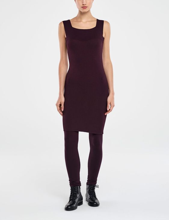 Sarah Pacini KNEE-LENGTH DRESS - SQUARE NECKLINE