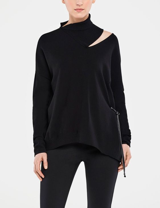 Sarah Pacini SWEATER – VIELSEITIGER KRAGEN