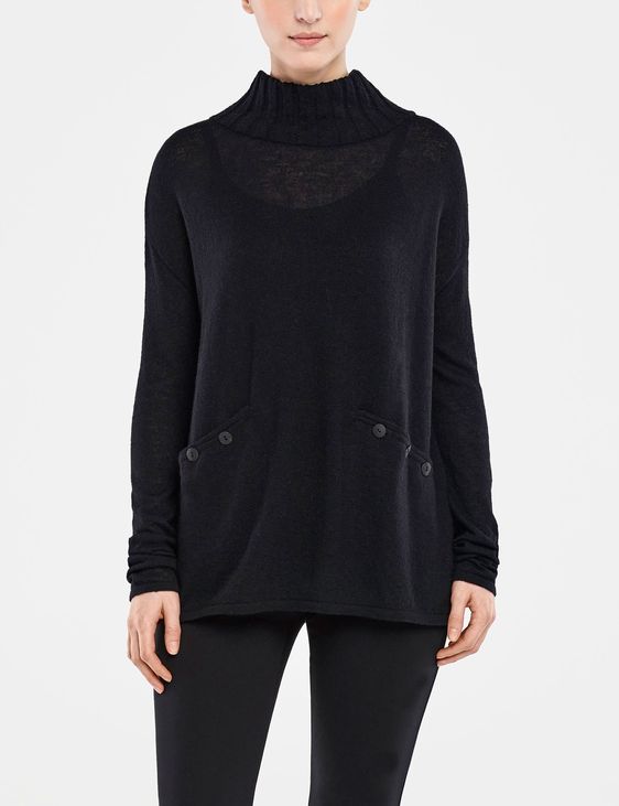 Sarah Pacini SWEATER MIT STEHKRAGEN
