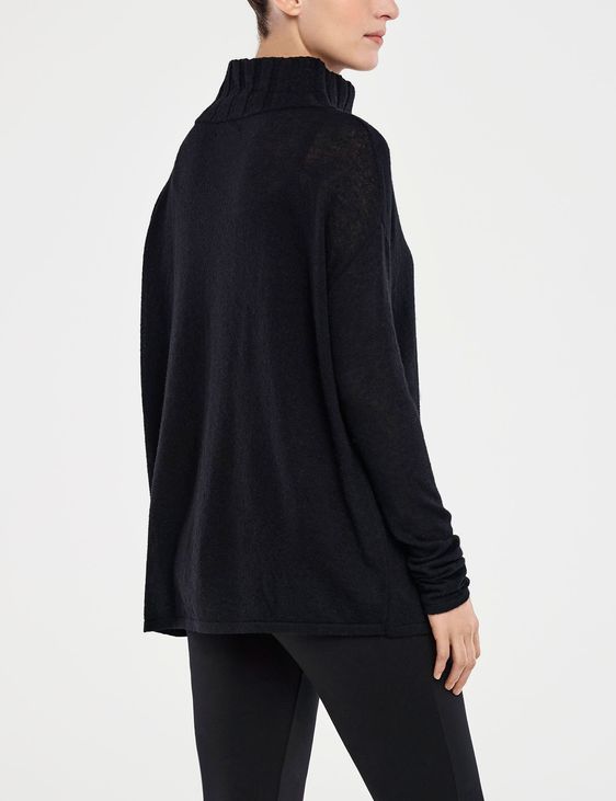 Sarah Pacini SWEATER MIT STEHKRAGEN