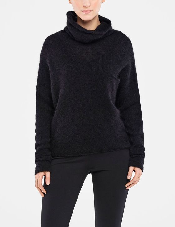 Sarah Pacini PULL EN MOHAIR – COL BENITIER