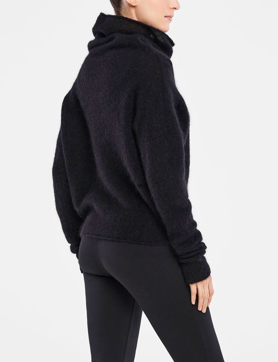 Sarah Pacini PULL EN MOHAIR – COL BENITIER