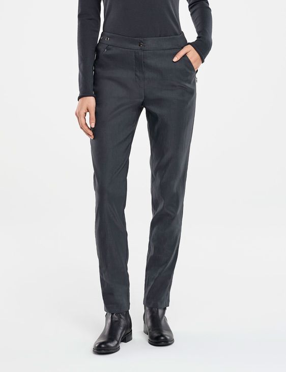 Sarah Pacini STRETCH LINEN PANTS