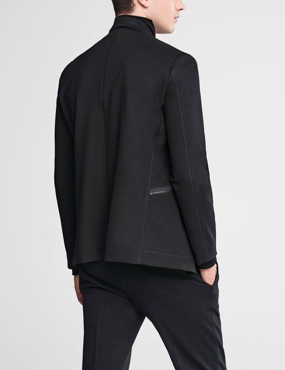 Sarah Pacini Jersey jacket - mandarin collar