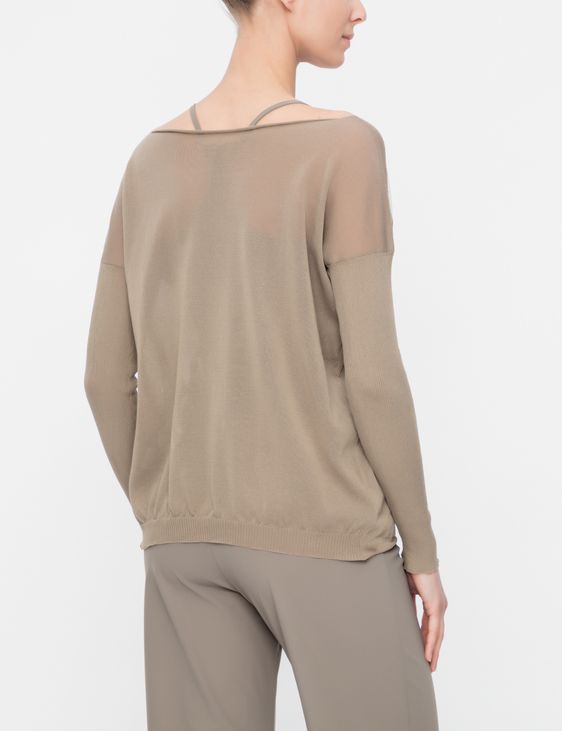 Sarah Pacini PULL EN COTON - MOTIF À POIS