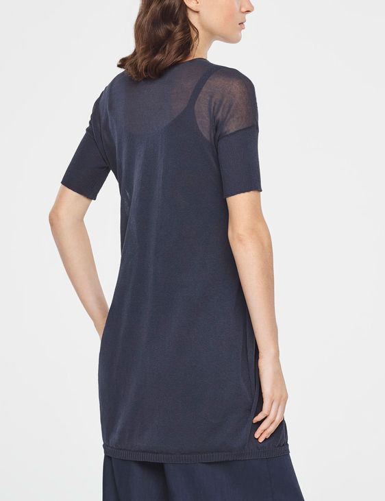 Sarah Pacini PULL LONG EN COTON - MOTIF À POIS