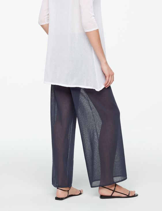 Sarah Pacini KATOENEN BROEK MET VOILE