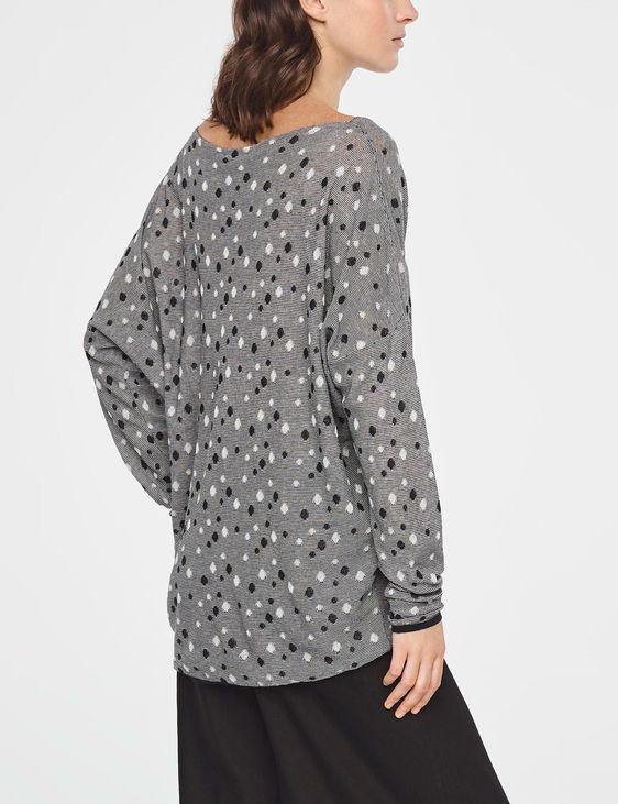 Sarah Pacini PULL LONG - POIS ET RAYURES