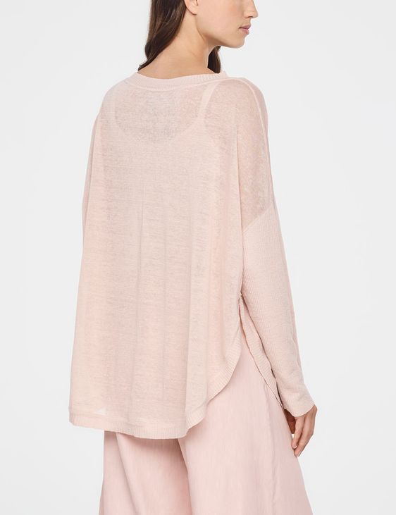 Sarah Pacini PULL LONG EN LIN - GRANDE POCHE