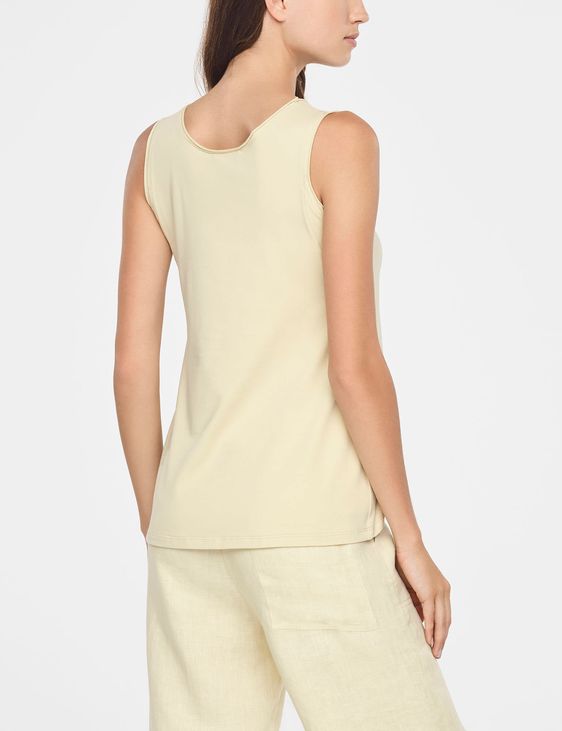 Sarah Pacini A-LINE COTTON SHIRT - SLEEVELESS