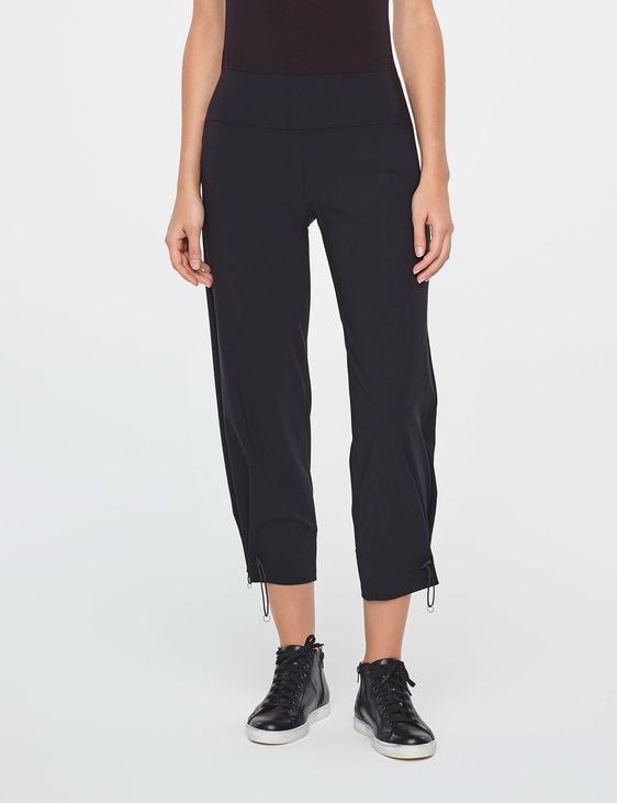 Sarah Pacini CROPPED PANTS - DRAWSTRING CUFFS