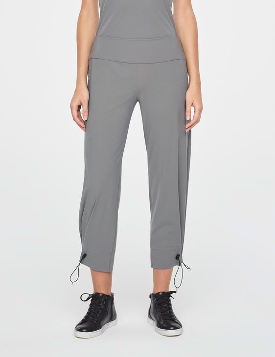 Sarah Pacini CROPPED PANTS - DRAWSTRING CUFFS