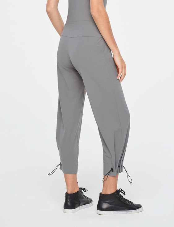 Sarah Pacini CROPPED PANTS - DRAWSTRING CUFFS