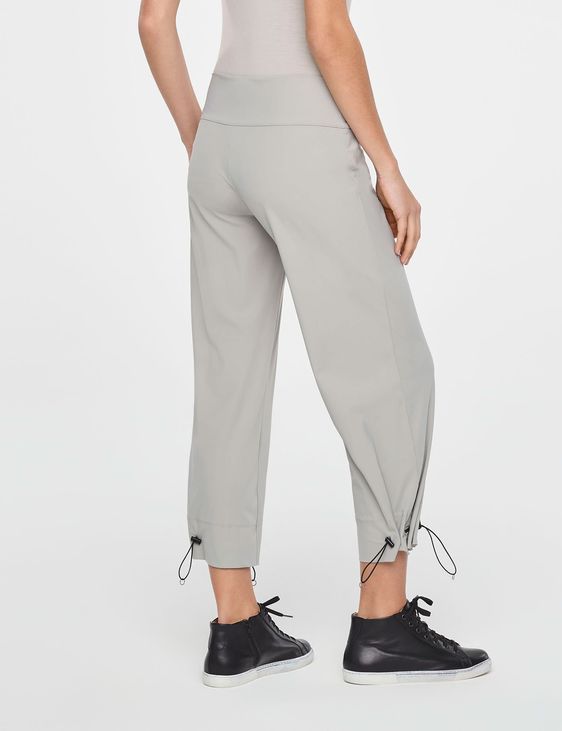 Sarah Pacini CROPPED PANTS - DRAWSTRING CUFFS