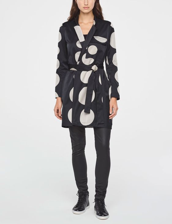 Sarah Pacini TUPFEN-MANTEL