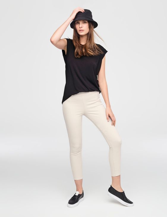 Sarah Pacini LEGGING COURT - COTON STRETCH