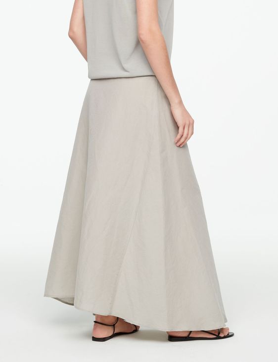 Sarah Pacini LINNEN-KATOENEN MAXI ROK