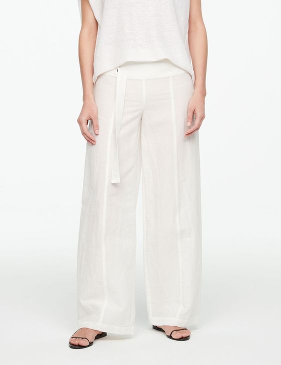 Sarah Pacini LEINEN COTTON PALAZZO HOSEN