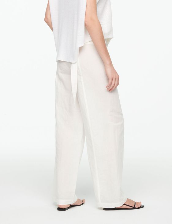 Sarah Pacini LEINEN COTTON PALAZZO HOSEN
