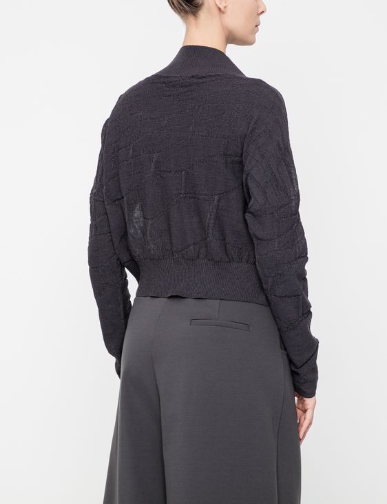 Sarah Pacini Korte cardigan - honingraat