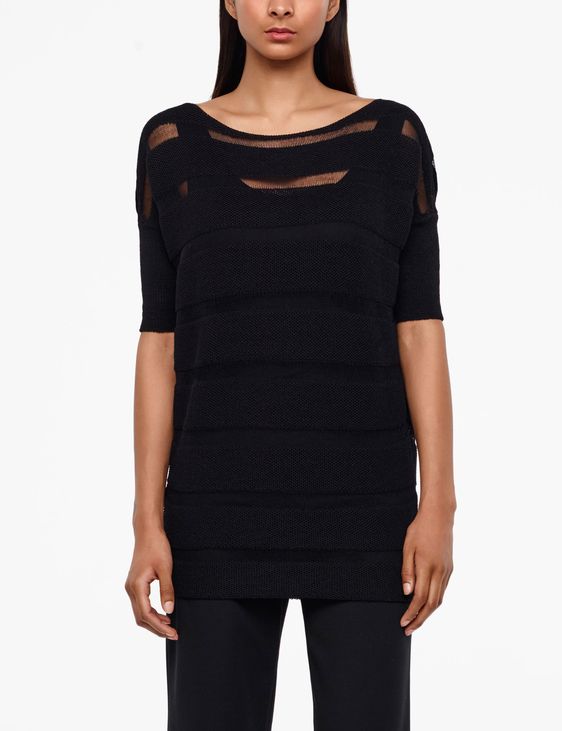 Sarah Pacini LONG MERINO SWEATER